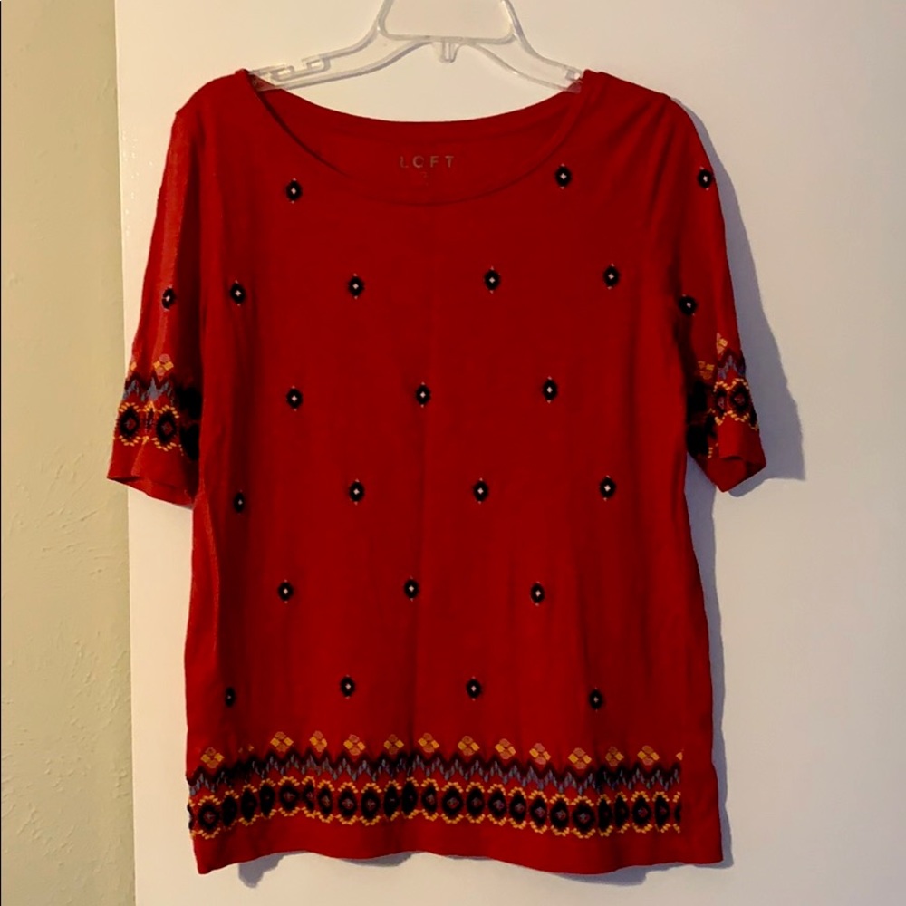 Patterned LOFT top